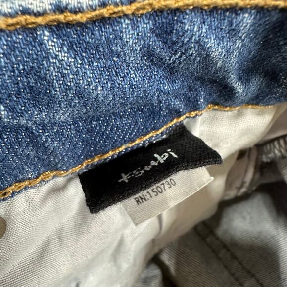 Ksubi NWT Van Winkle Blazed Trashed Skinny Jeans Size 29 Stone Washed Denim - Picture 8 of 12